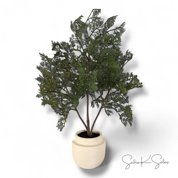 Threshold Luxe Mini Tree in Geometric Pot Geo Planter 27.5" - Target Spring 2025 - Picture 5 of 6